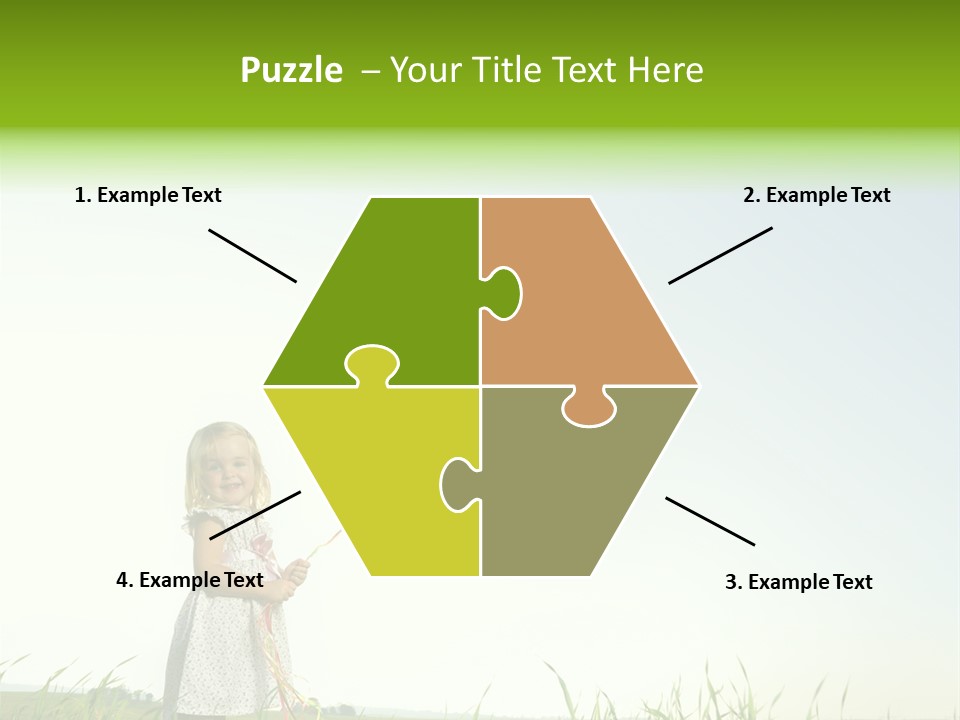 Summer Playing Spring PowerPoint Template