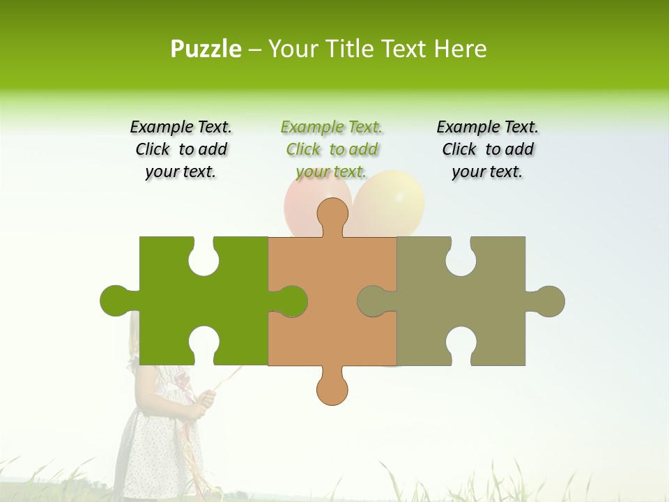 Summer Playing Spring PowerPoint Template