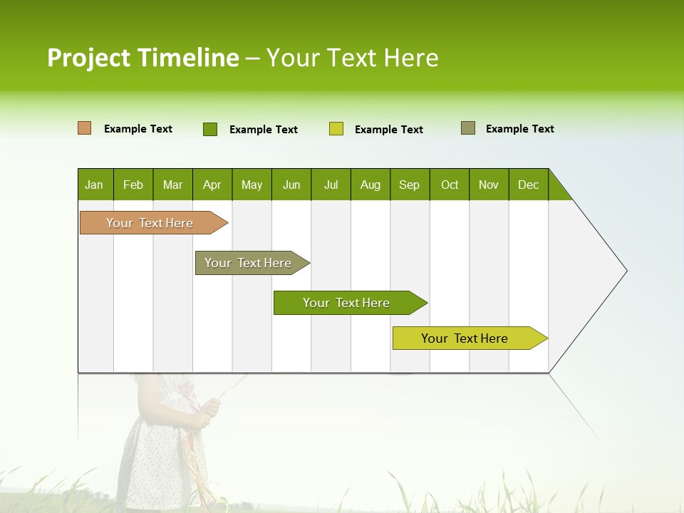Summer Playing Spring PowerPoint Template