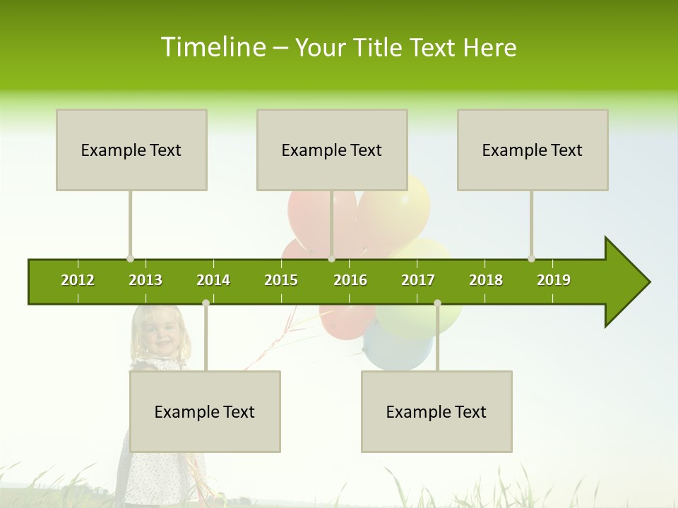 Summer Playing Spring PowerPoint Template