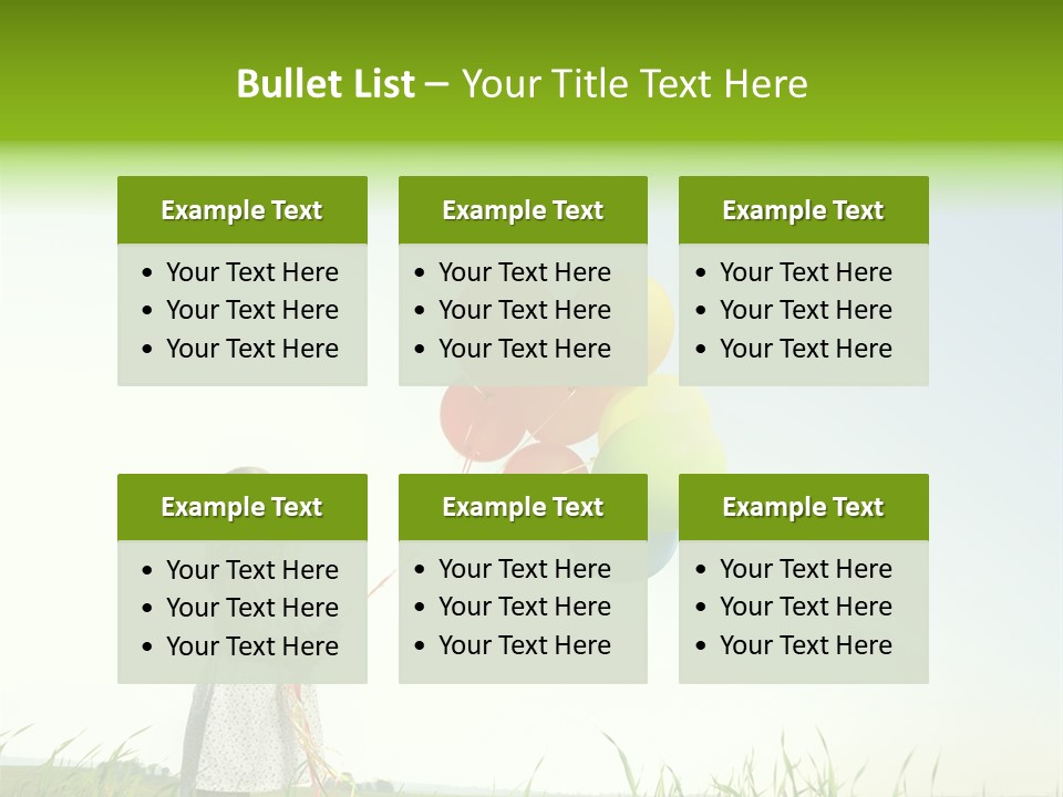 Summer Playing Spring PowerPoint Template