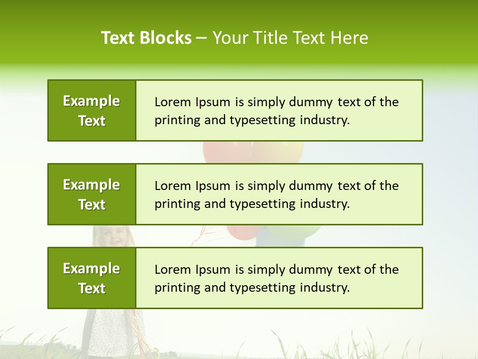 Summer Playing Spring PowerPoint Template