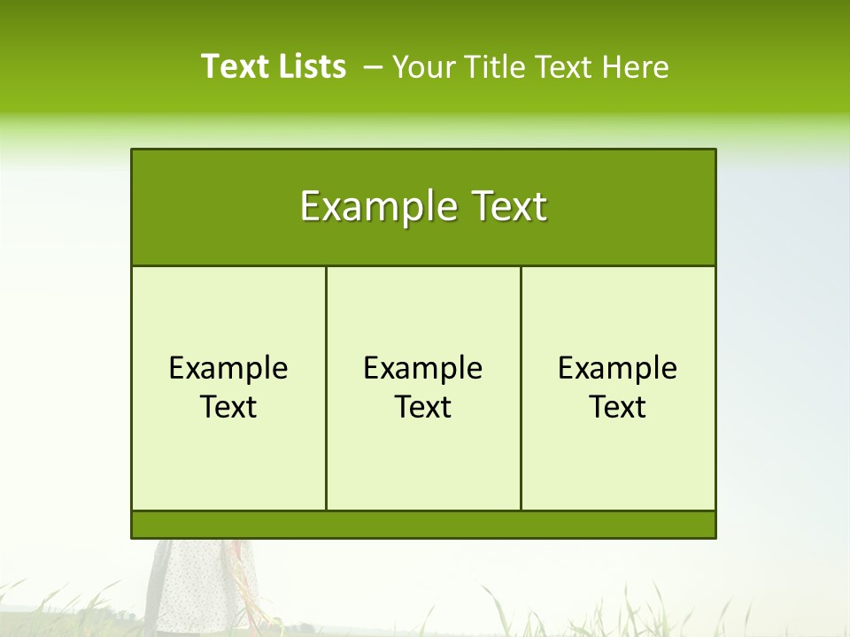 Summer Playing Spring PowerPoint Template