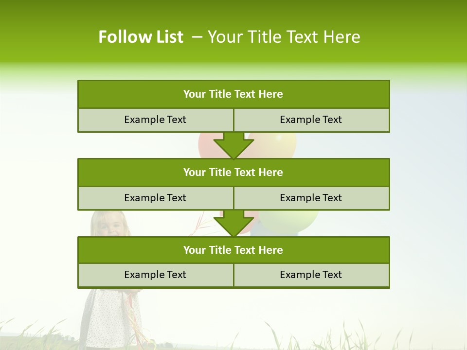 Summer Playing Spring PowerPoint Template