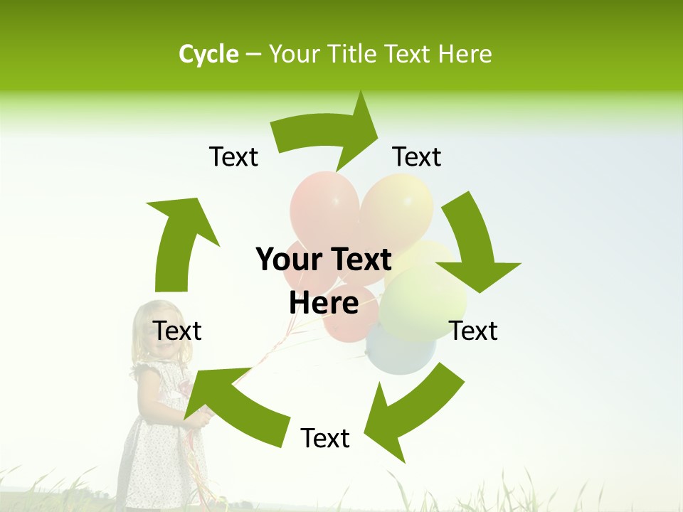 Summer Playing Spring PowerPoint Template