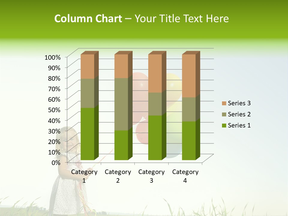 Summer Playing Spring PowerPoint Template