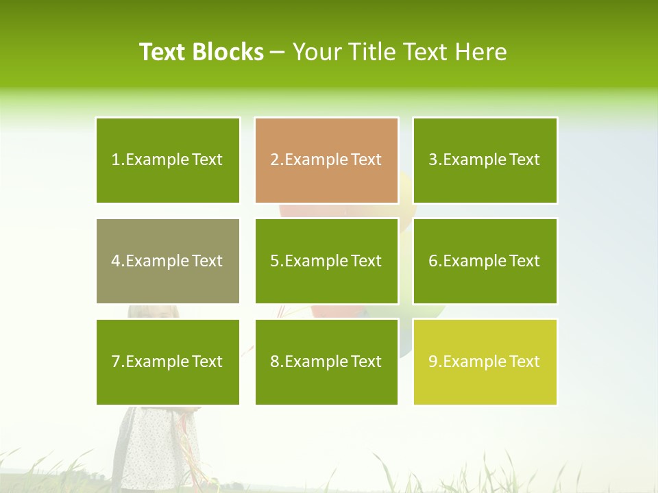 Summer Playing Spring PowerPoint Template