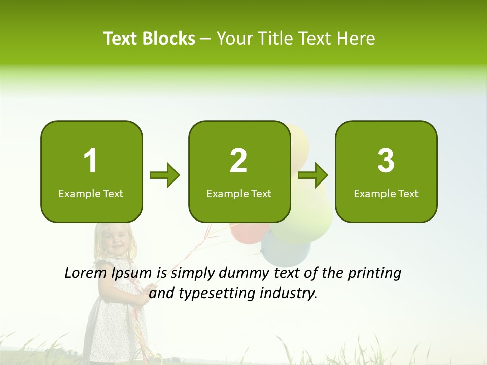 Summer Playing Spring PowerPoint Template