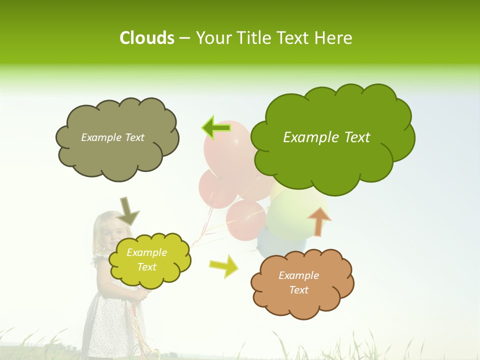 Summer Playing Spring PowerPoint Template