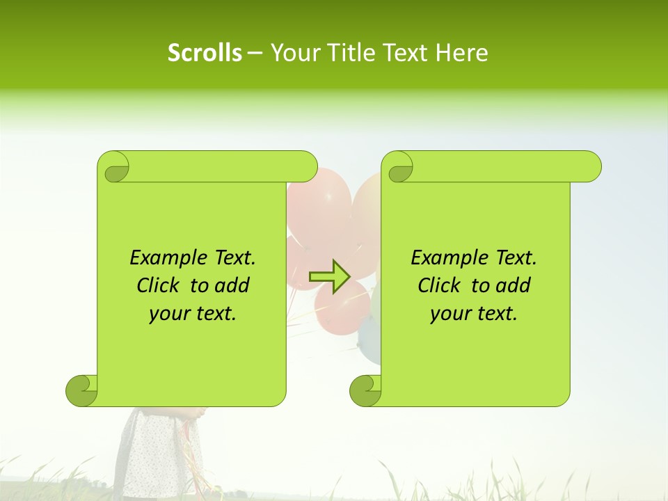 Summer Playing Spring PowerPoint Template