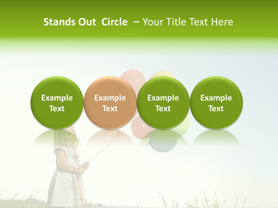 Summer Playing Spring PowerPoint Template