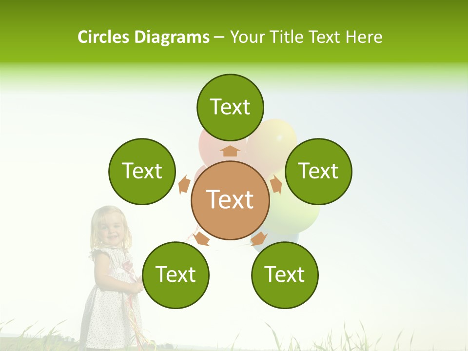 Summer Playing Spring PowerPoint Template