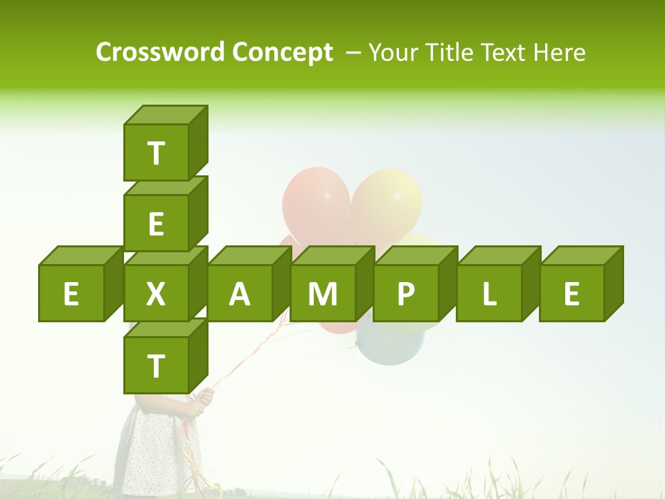 Summer Playing Spring PowerPoint Template