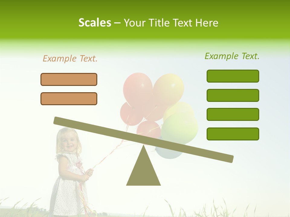 Summer Playing Spring PowerPoint Template