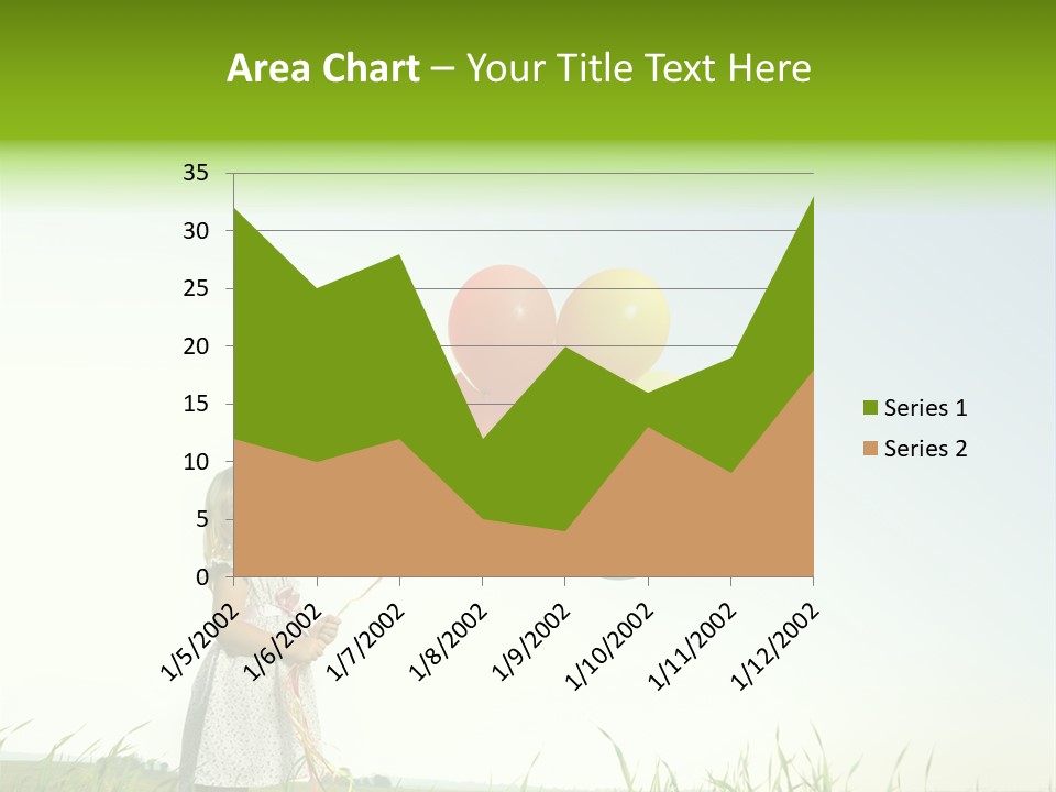 Summer Playing Spring PowerPoint Template