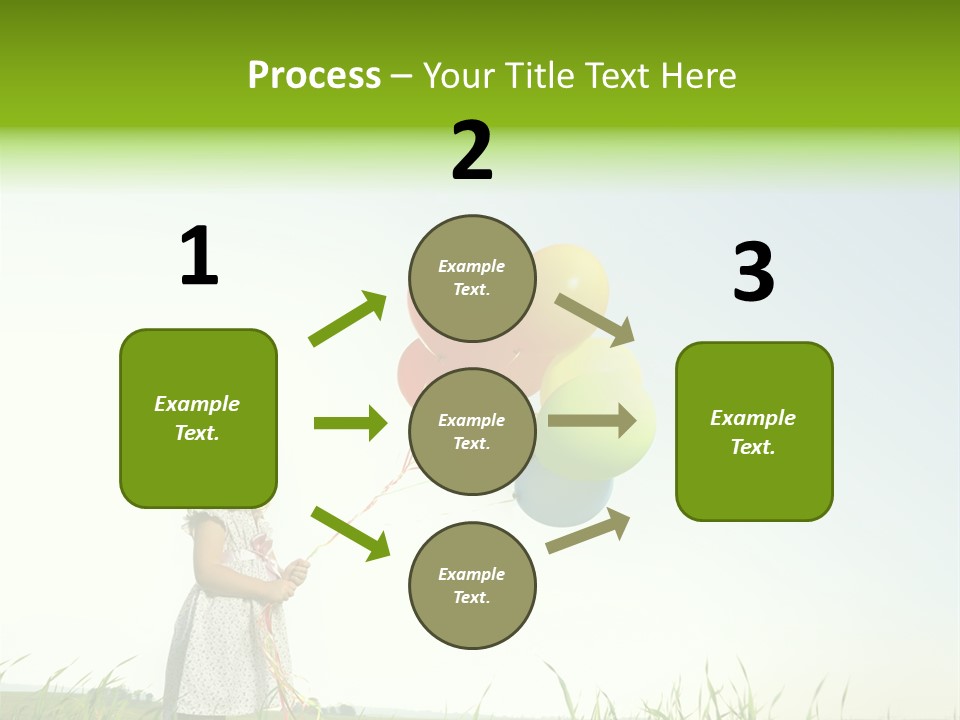 Summer Playing Spring PowerPoint Template