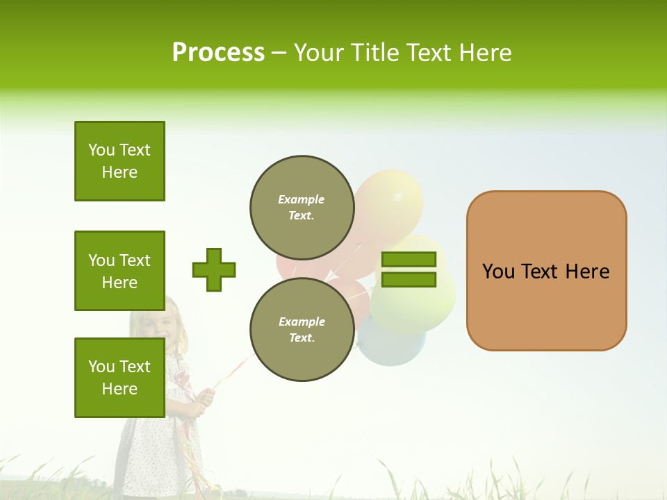 Summer Playing Spring PowerPoint Template