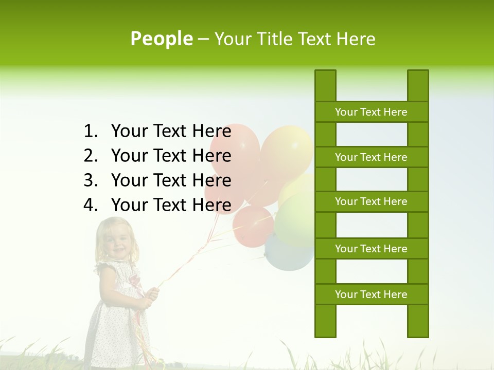 Summer Playing Spring PowerPoint Template