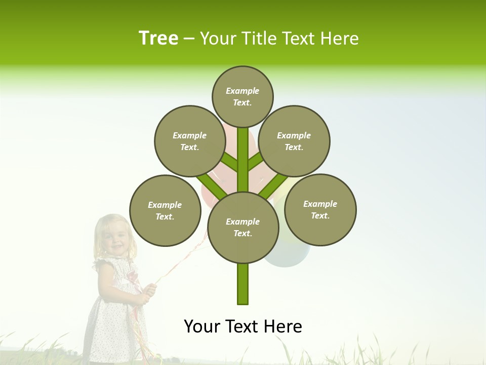 Summer Playing Spring PowerPoint Template