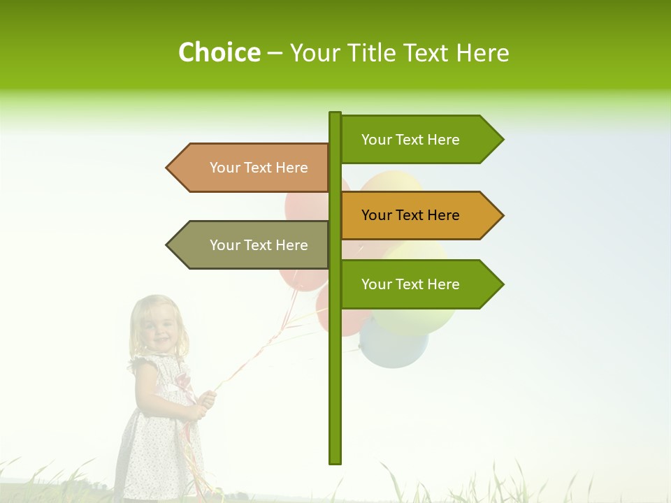 Summer Playing Spring PowerPoint Template