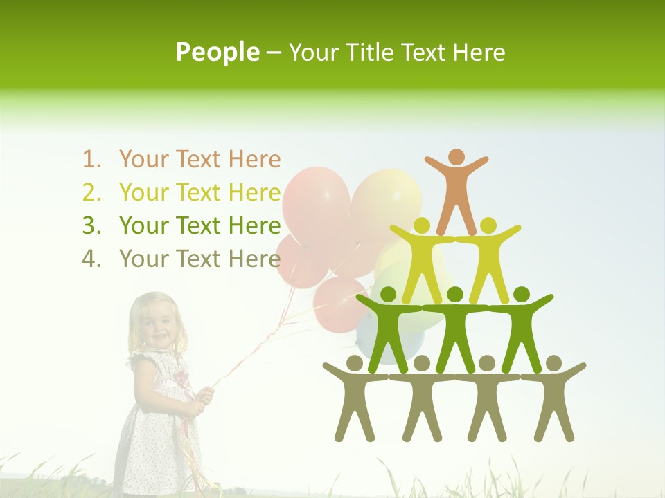 Summer Playing Spring PowerPoint Template