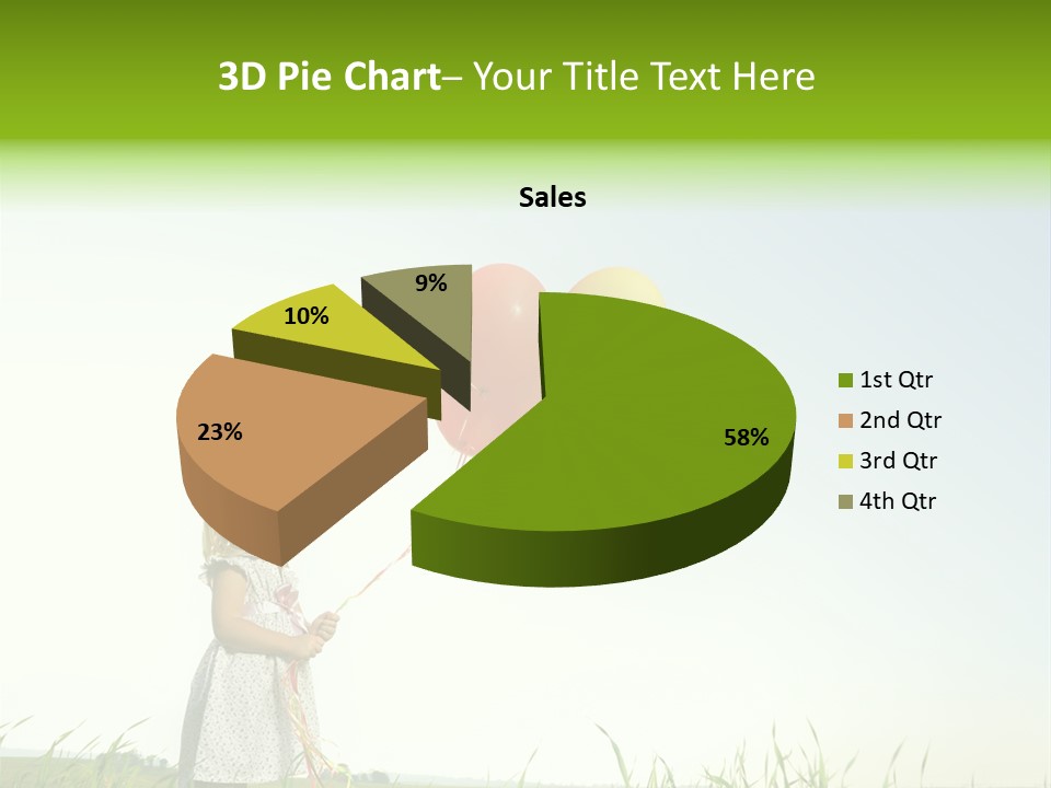 Summer Playing Spring PowerPoint Template