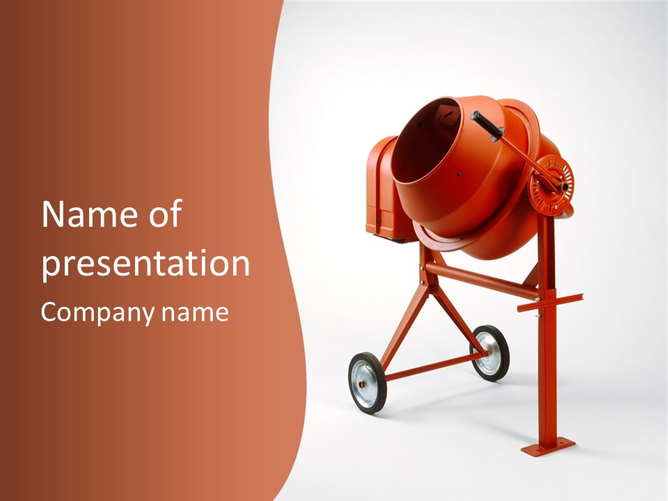 Machine Industrial Fabricate PowerPoint Template