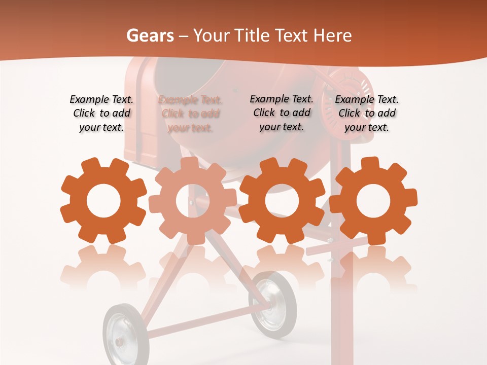 Machine Industrial Fabricate PowerPoint Template