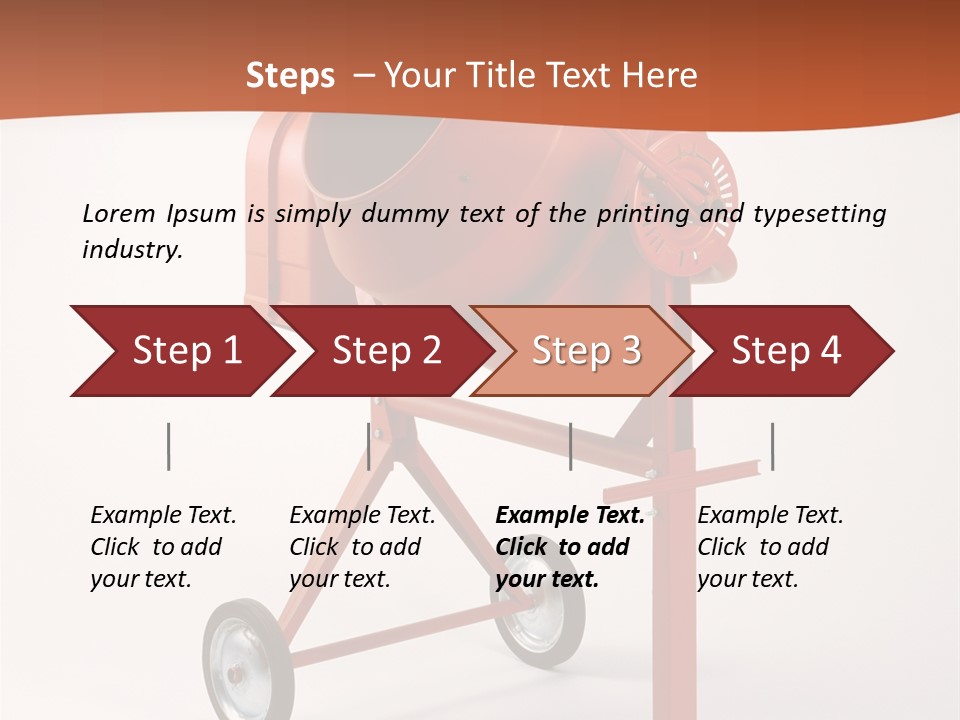 Machine Industrial Fabricate PowerPoint Template