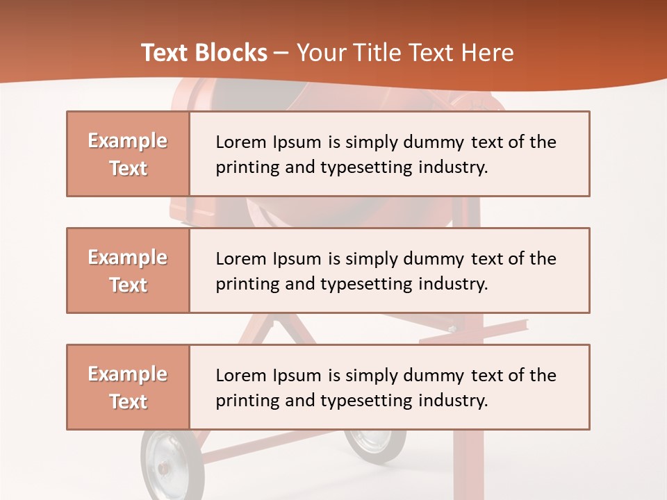 Machine Industrial Fabricate PowerPoint Template