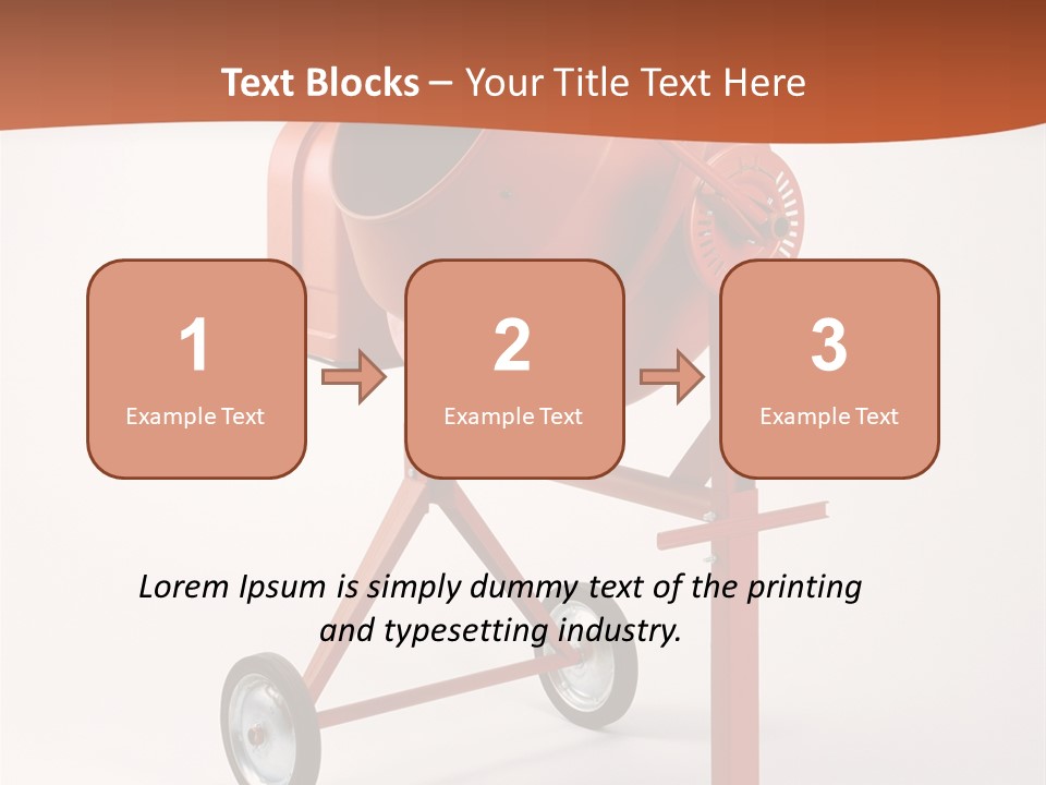 Machine Industrial Fabricate PowerPoint Template