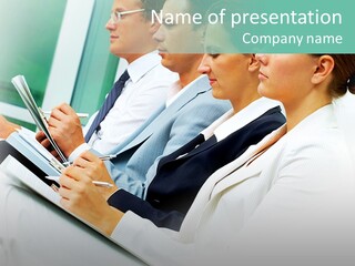 Executive Course Person PowerPoint Template