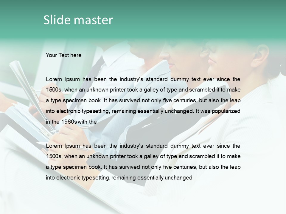 Executive Course Person PowerPoint Template