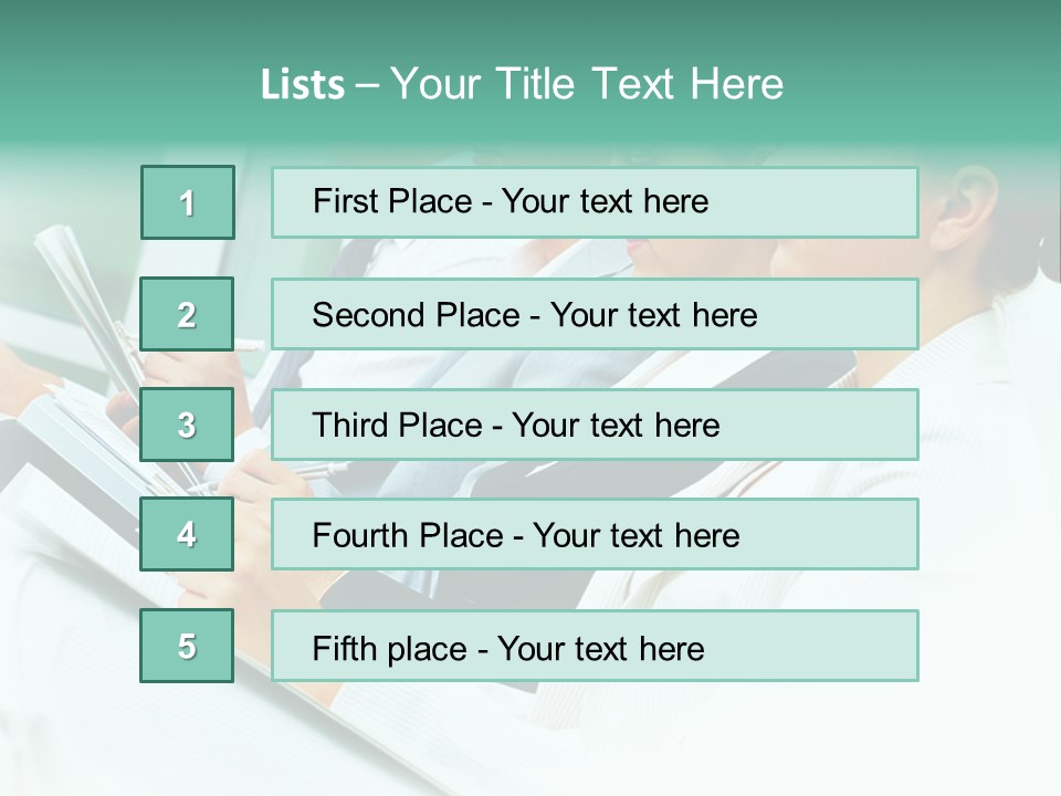 Executive Course Person PowerPoint Template