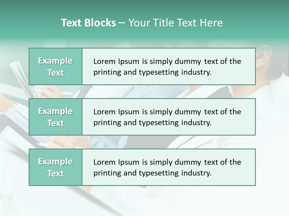 Executive Course Person PowerPoint Template