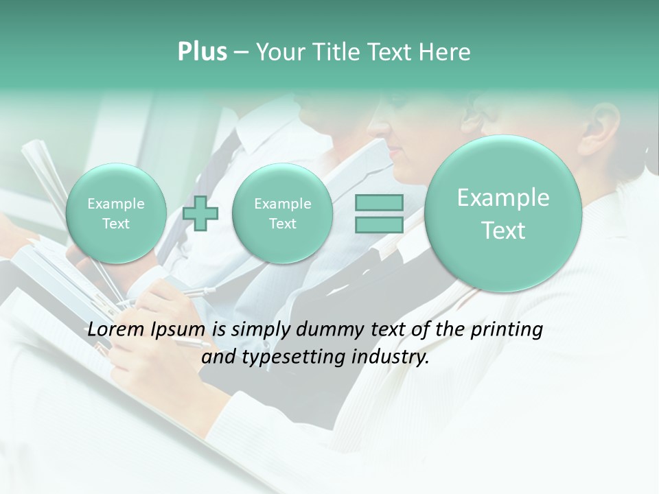 Executive Course Person PowerPoint Template