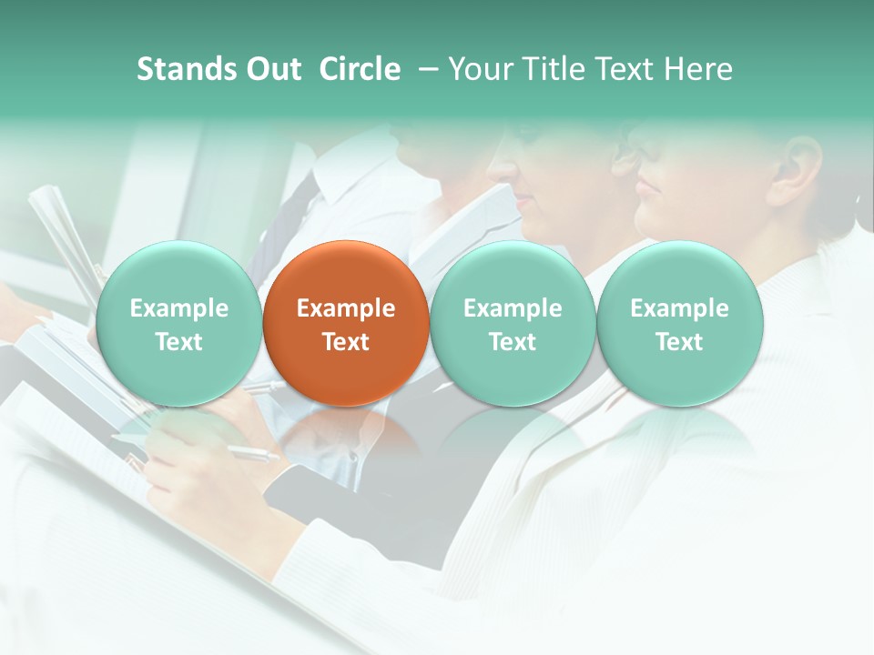 Executive Course Person PowerPoint Template