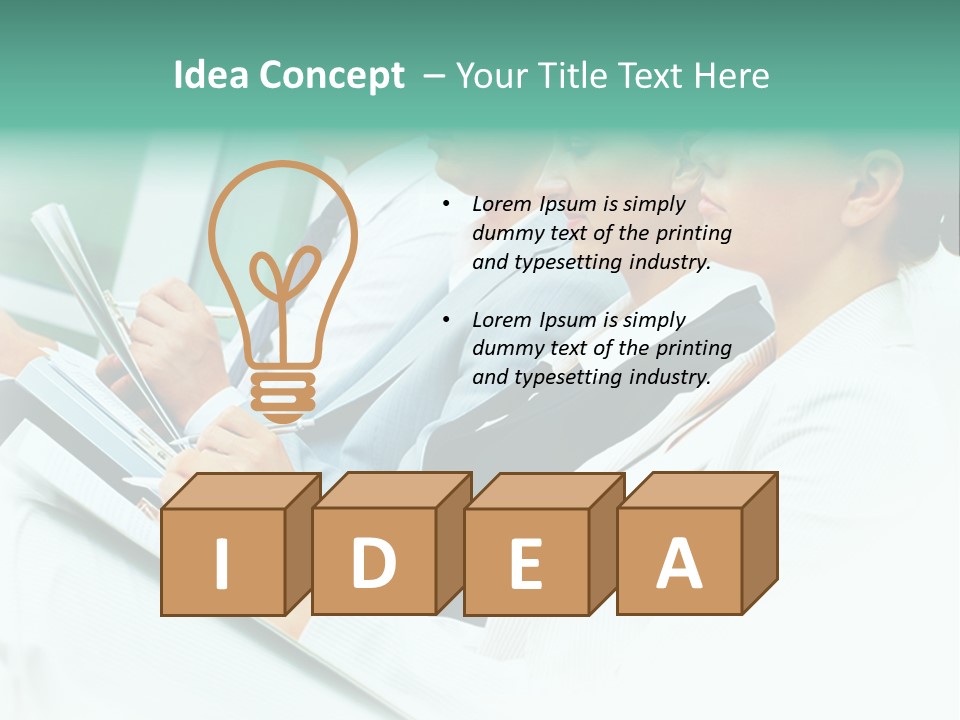 Executive Course Person PowerPoint Template