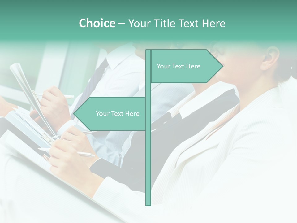 Executive Course Person PowerPoint Template