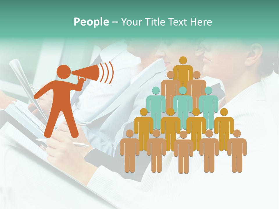 Executive Course Person PowerPoint Template