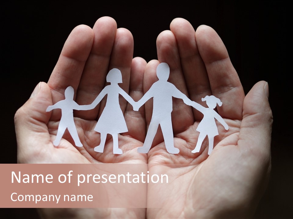 Linked Paper Group PowerPoint Template