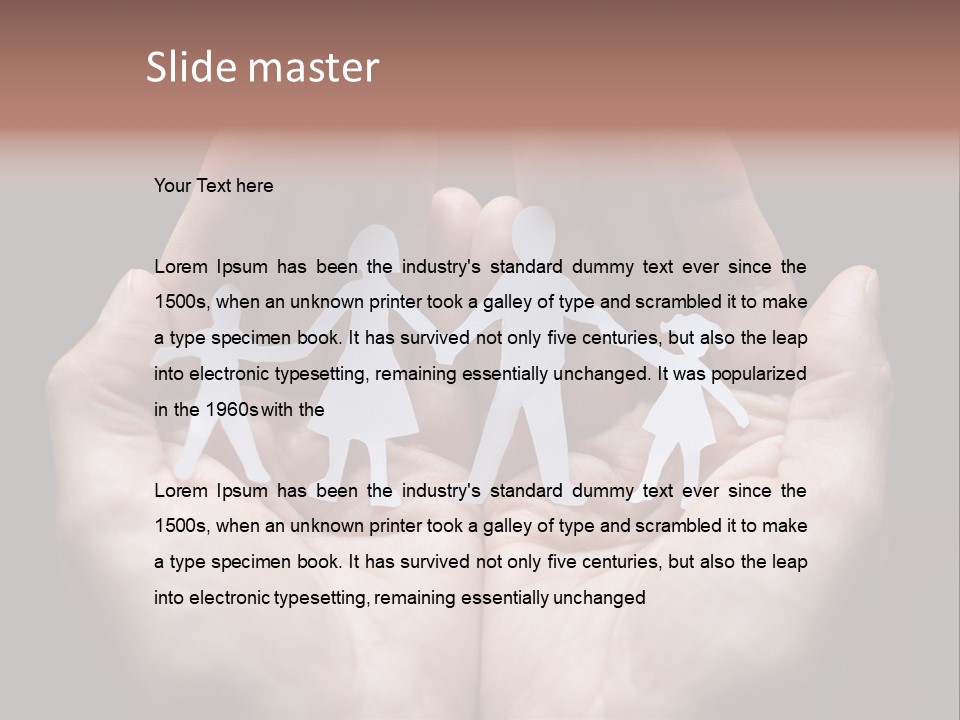 Linked Paper Group PowerPoint Template