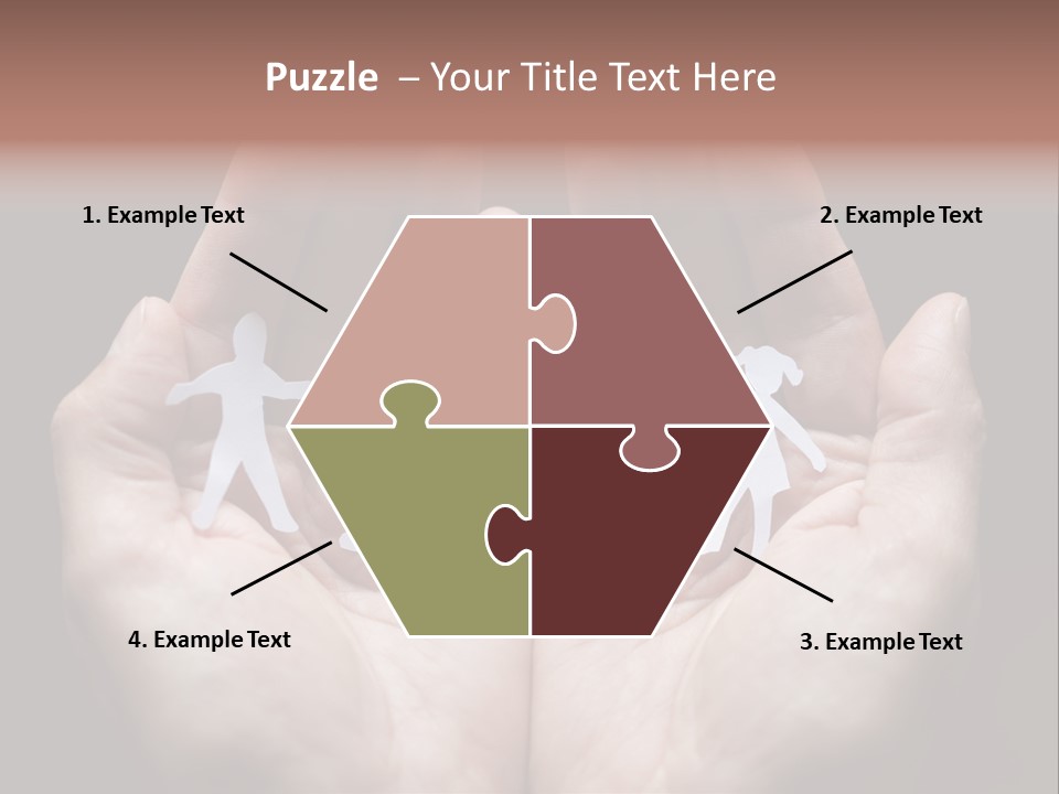 Linked Paper Group PowerPoint Template