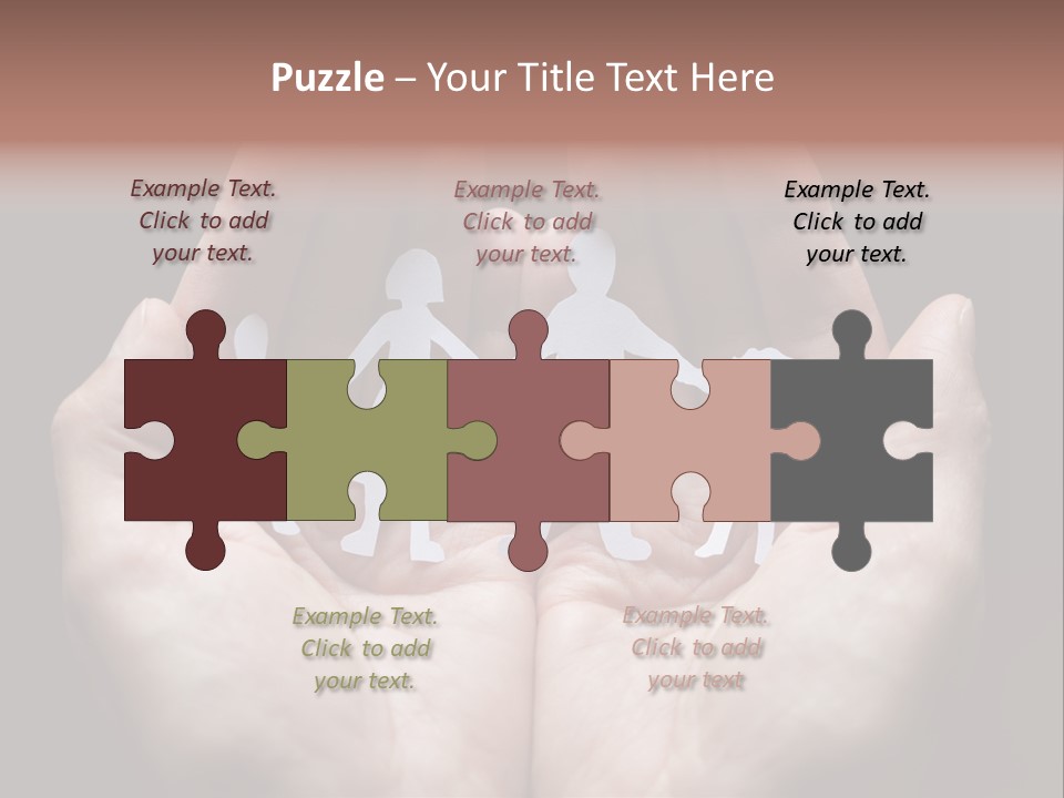 Linked Paper Group PowerPoint Template