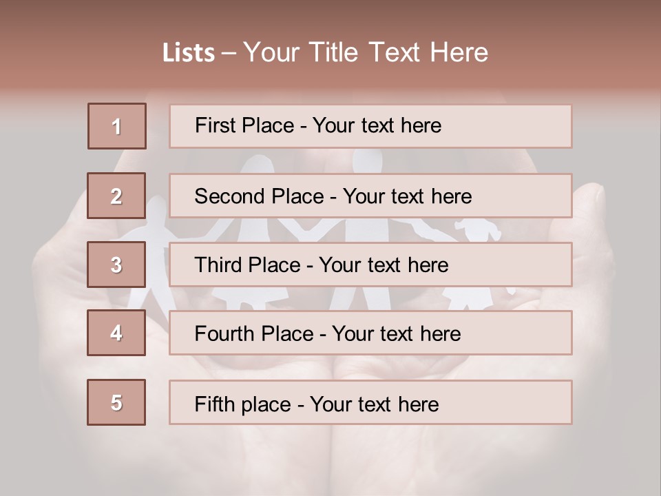 Linked Paper Group PowerPoint Template