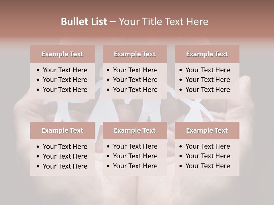 Linked Paper Group PowerPoint Template