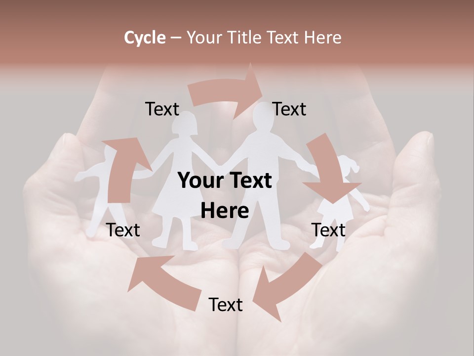 Linked Paper Group PowerPoint Template