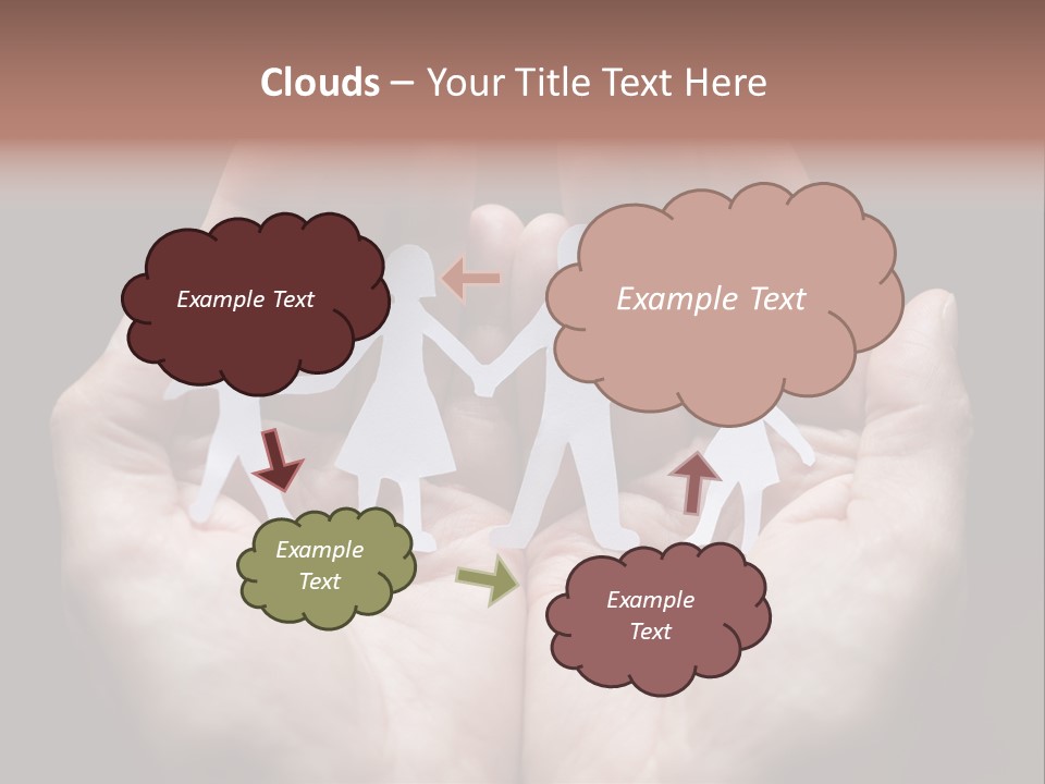 Linked Paper Group PowerPoint Template