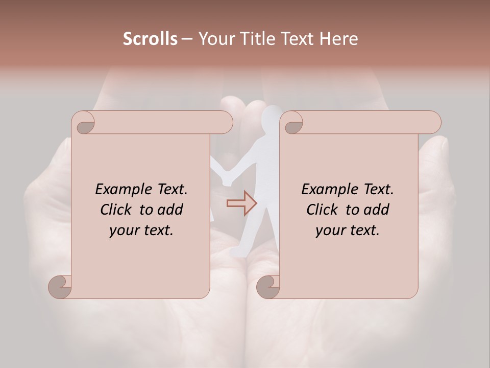 Linked Paper Group PowerPoint Template