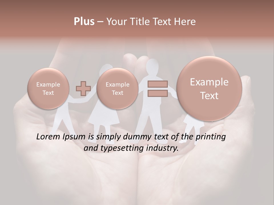 Linked Paper Group PowerPoint Template